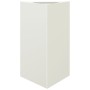 Dreieckige Pflanzgefäße, 2 Stück, weißer Stahl, 50x43x75 cm. von , Töpfe und Pflanzgefäße - Ref: Foro24-851174, Preis: 110,93...