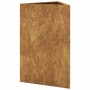 Triangular rusty steel planter 50x43x75 cm by , Pots and planters - Ref: Foro24-851183, Price: 66,51 €, Discount: %