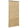 Cortina mosquitera beige y marrón chenilla 100x220 cm