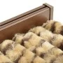 Beige and brown chenille mosquito net curtain 100x220 cm by vidaXL, Mosquito nets for windows - Ref: Foro24-325450, Price: 66...
