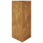 Dreieckiges Blumenbeet aus feuerverzinktem Stahl, 40x34,5x70 cm. von , Töpfe und Pflanzgefäße - Ref: Foro24-851169, Preis: 62...