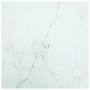 Tablero mesa diseño mármol vidrio templado blanco 40x40 cm 6 mm de , Tableros para mesas - Ref: Foro24-322253, Precio: 31,82 ...