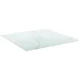Marble design table with white tempered glass top 40x40 cm 6 mm by , Table tops - Ref: Foro24-322253, Price: 29,00 €, Discoun...