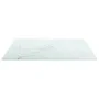 Marble design table with white tempered glass top 40x40 cm 6 mm by , Table tops - Ref: Foro24-322253, Price: 29,00 €, Discoun...