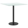 Tischplatte mit Design aus weißem Marmor und gehärtetem Glas, 40x40 cm, 6 mm. von , Tischplatten - Ref: Foro24-322253, Preis:...