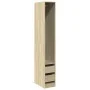 Ingenieurholzschrank Eiche Sonoma 30x50x200 cm von , Kleiderschränke - Ref: Foro24-3307740, Preis: 119,58 €, Rabatt: %