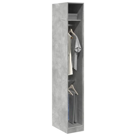Ingenieurholzschrank in Betongrau 30x50x200 cm von , Kleiderschränke - Ref: Foro24-3307777, Preis: 100,54 €, Rabatt: %