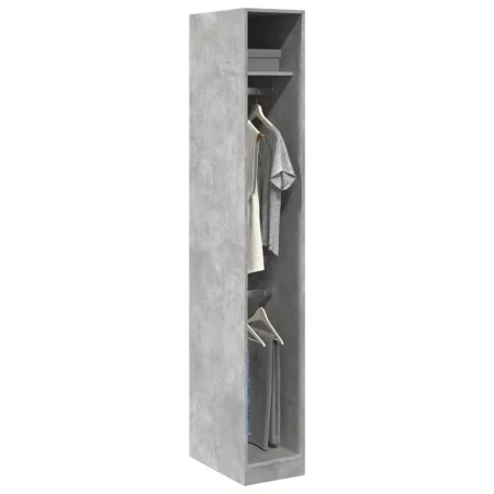 Ingenieurholzschrank in Betongrau 30x50x200 cm von , Kleiderschränke - Ref: Foro24-3307777, Preis: 99,17 €, Rabatt: %