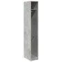Engineered wood wardrobe in concrete gray, 30x50x200 cm by , Wardrobes - Ref: Foro24-3307777, Price: 99,21 €, Discount: %