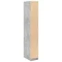 Engineered wood wardrobe in concrete gray, 30x50x200 cm by , Wardrobes - Ref: Foro24-3307777, Price: 99,21 €, Discount: %