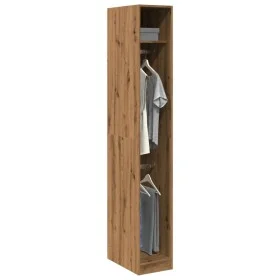 Handcrafted engineered oak wood wardrobe 30x50x200 cm by , Wardrobes - Ref: Foro24-3307782, Price: 92,55 €, Discount: %