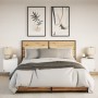 Wall-mounted bedside tables with LED lights 2 units white by , Nightstands - Ref: Foro24-852076, Price: 51,52 €, Discount: %