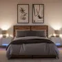 Wall-mounted bedside tables with LED lights 2 units white by , Nightstands - Ref: Foro24-852076, Price: 50,93 €, Discount: %