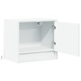 Wall-mounted bedside tables with LED lights 2 units white by , Nightstands - Ref: Foro24-852076, Price: 51,52 €, Discount: %