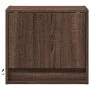 Mesitas de noche de pared con luces LED 2 unidades roble marrón de , Mesitas de noche - Ref: Foro24-852088, Precio: 50,93 €, ...
