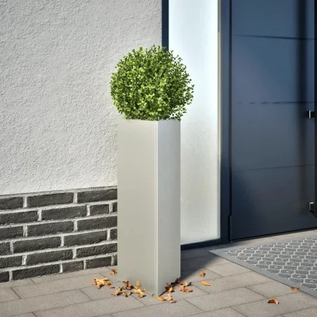 Stainless steel triangular planter 30x26x75 cm by , Pots and planters - Ref: Foro24-851151, Price: 81,09 €, Discount: %
