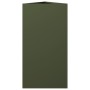 Triangular planters 2 units olive green steel 40x34.5x70 cm by , Pots and planters - Ref: Foro24-851164, Price: 86,35 €, Disc...