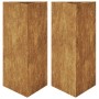Dreieckiger Pflanzkübel aus rostigem Stahl, 40x34,5x70 cm. von , Töpfe und Pflanzgefäße - Ref: Foro24-851170, Preis: 83,18 €,...