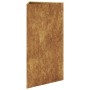 Dreieckiger Pflanzkübel aus rostigem Stahl, 40x34,5x70 cm. von , Töpfe und Pflanzgefäße - Ref: Foro24-851170, Preis: 83,18 €,...