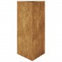 Dreieckiger Pflanzkübel aus rostigem Stahl, 40x34,5x70 cm. von , Töpfe und Pflanzgefäße - Ref: Foro24-851170, Preis: 83,18 €,...