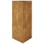 Triangular planter made of rusted steel, 40x34.5x70 cm by , Pots and planters - Ref: Foro24-851170, Price: 94,55 €, Discount: %