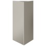 Triangular planter made of rusted steel, 40x34.5x70 cm by , Pots and planters - Ref: Foro24-851170, Price: 83,08 €, Discount: %