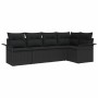Conjunto de sofá de jardín 5 pcs 242.5 x 132.5 x 85 cm