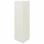 Triangular white steel planter 30x26x75 cm by , Pots and planters - Ref: Foro24-851145, Price: 62,64 €, Discount: %