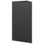 Triangular planters 2 units black steel 40x34.5x70 cm by , Pots and planters - Ref: Foro24-851158, Price: 99,89 €, Discount: %