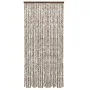 Taupegrauer und weißer Chenille-Moskitonetzvorhang 90x220 cm von vidaXL, Moskitonetze für Fenster - Ref: Foro24-325461, Preis...
