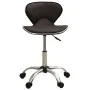 Brauner Kunstleder-Salonhocker von , Friseurstühle - Ref: Foro24-323676, Preis: 75,65 €, Rabatt: %