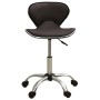 Taburete de salón de belleza de cuero sintético marrón de , Sillas de peluquería - Ref: Foro24-323676, Precio: 76,86 €
