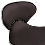 Taburete de salón de belleza de cuero sintético marrón de , Sillas de peluquería - Ref: Foro24-323676, Precio: 76,86 €