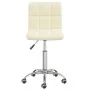 Cream-colored swivel dining chair in fabric by , dining chairs - Ref: Foro24-3087533, Price: 84,78 €, Discount: %