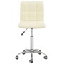 Drehbarer Esszimmerstuhl aus cremefarbenem Stoff von , Essstühle - Ref: Foro24-3087533, Preis: 85,50 €, Rabatt: %