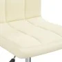 Cream-colored swivel dining chair in fabric by , dining chairs - Ref: Foro24-3087533, Price: 84,78 €, Discount: %