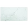 Tischplatte aus weißem Marmor mit gehärtetem Glas, 100x50 cm, 6 mm. von , Tischplatten - Ref: Foro24-322258, Preis: 47,78 €, ...