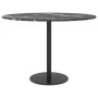 Black tempered glass marble design tabletop Ø60x0.8 cm by , Table tops - Ref: Foro24-322264, Price: 37,46 €, Discount: %
