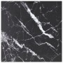Black tempered glass marble design tabletop 50x50 cm 6 mm by , Table tops - Ref: Foro24-322270, Price: 22,49 €, Discount: %