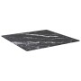 Black tempered glass marble design tabletop 50x50 cm 6 mm by , Table tops - Ref: Foro24-322270, Price: 22,49 €, Discount: %