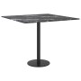 Black tempered glass marble design tabletop 50x50 cm 6 mm by , Table tops - Ref: Foro24-322270, Price: 22,49 €, Discount: %