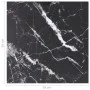 Black tempered glass marble design tabletop 50x50 cm 6 mm by , Table tops - Ref: Foro24-322270, Price: 21,54 €, Discount: %
