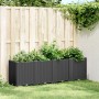 Planter PP black 160x40x53 cm by , Pots and planters - Ref: Foro24-367858, Price: 133,14 €, Discount: %