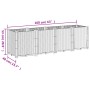 Planter PP black 160x40x53 cm by , Pots and planters - Ref: Foro24-367858, Price: 133,14 €, Discount: %