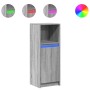 LED sideboard in Sonoma grey engineered wood 38x34x100 cm by , Sideboards - Ref: Foro24-852171, Price: 56,56 €, Discount: %