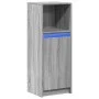LED sideboard in Sonoma grey engineered wood 38x34x100 cm by , Sideboards - Ref: Foro24-852171, Price: 55,85 €, Discount: %