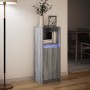 LED sideboard in Sonoma grey engineered wood 38x34x100 cm by , Sideboards - Ref: Foro24-852171, Price: 56,56 €, Discount: %