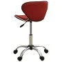 Silla de oficina de cuero sintético rojo vino tinto by , Office chairs - Ref: Foro24-3088631, Price: 67,06 €, Discount: %