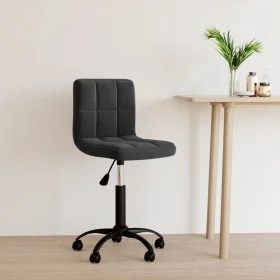 Schwarzer Samtbürostuhl mit Drehfunktion von , Bürostühle - Ref: Foro24-334353, Preis: 100,43 €, Rabatt: %