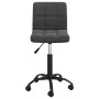 Schwarzer Samtbürostuhl mit Drehfunktion von , Bürostühle - Ref: Foro24-334353, Preis: 100,43 €, Rabatt: %